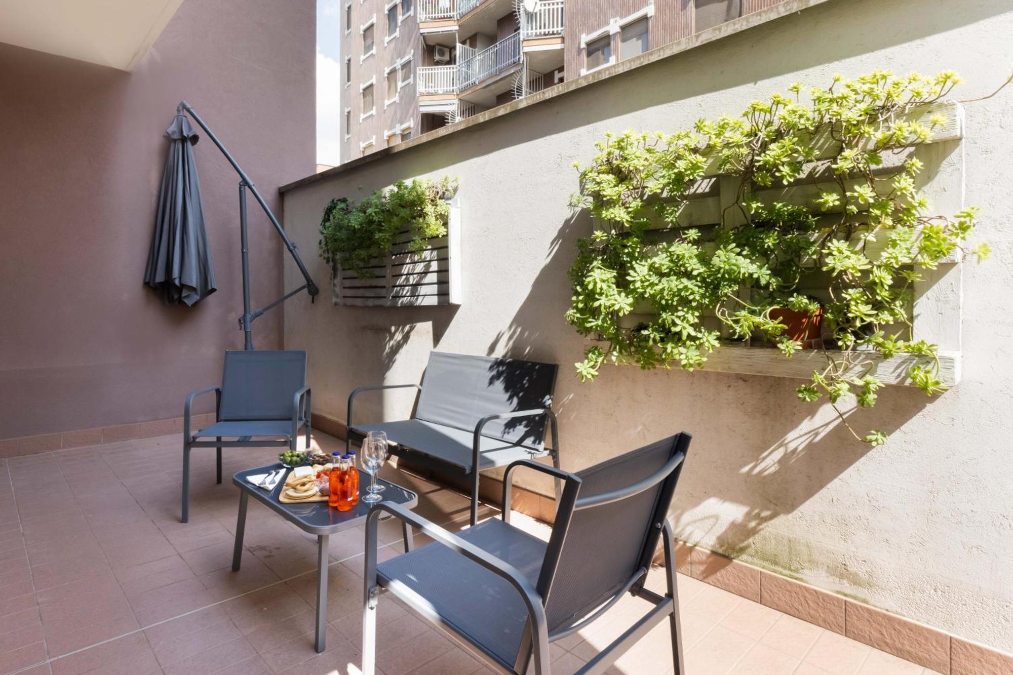 Appartement Terrace Milan Con Parcheggio Incluso Extérieur photo