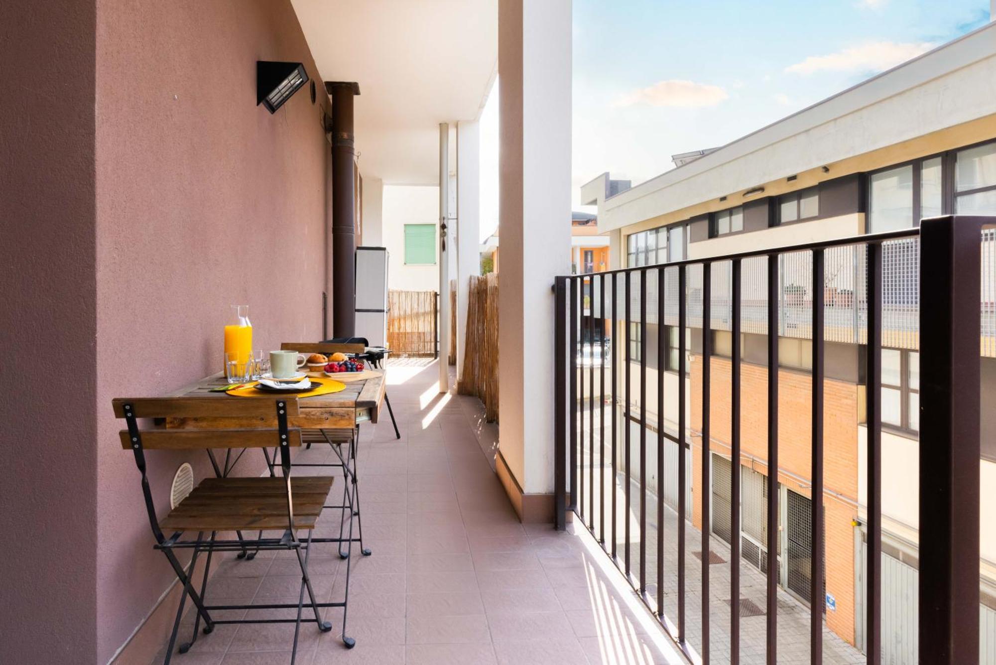 Appartement Terrace Milan Con Parcheggio Incluso Extérieur photo